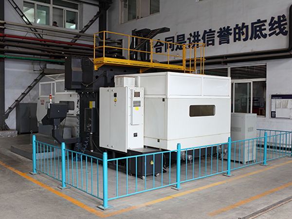 Vertical CNC gantry machining center